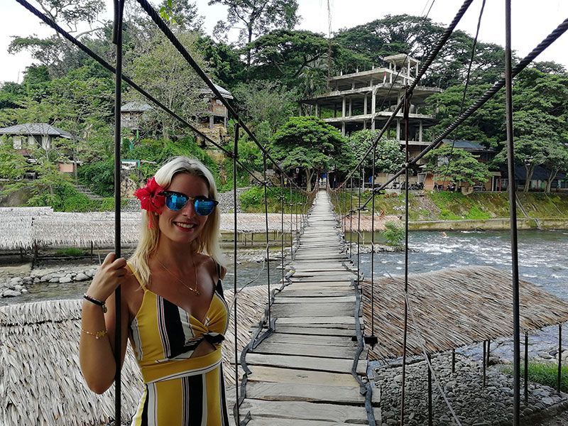 bukit lawang puente colgante