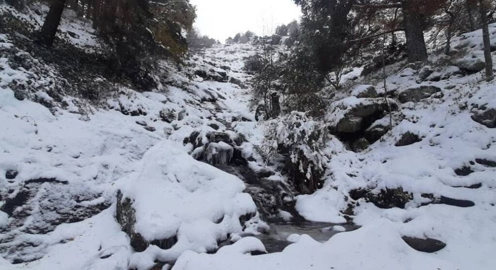 Nieve cerca de madrid Canencia