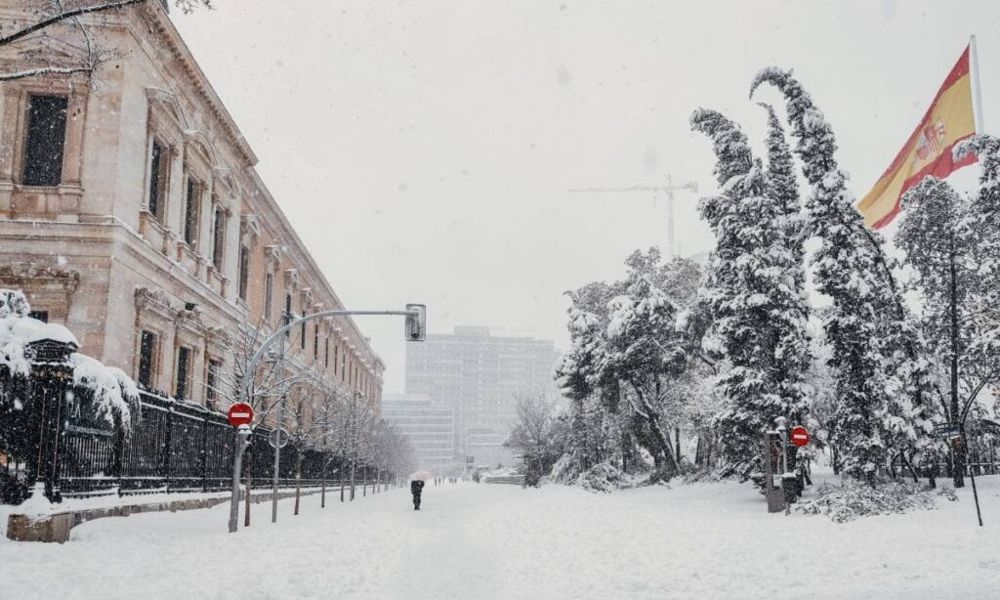 nieve Madrid