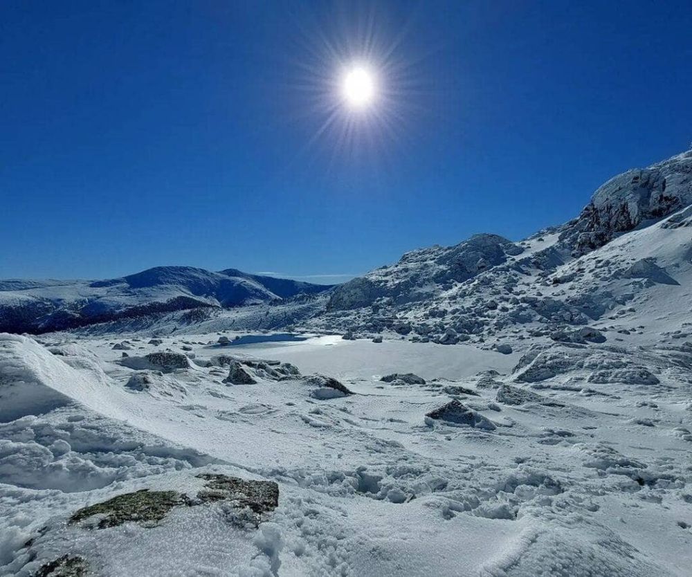 nieve cerca de madrid