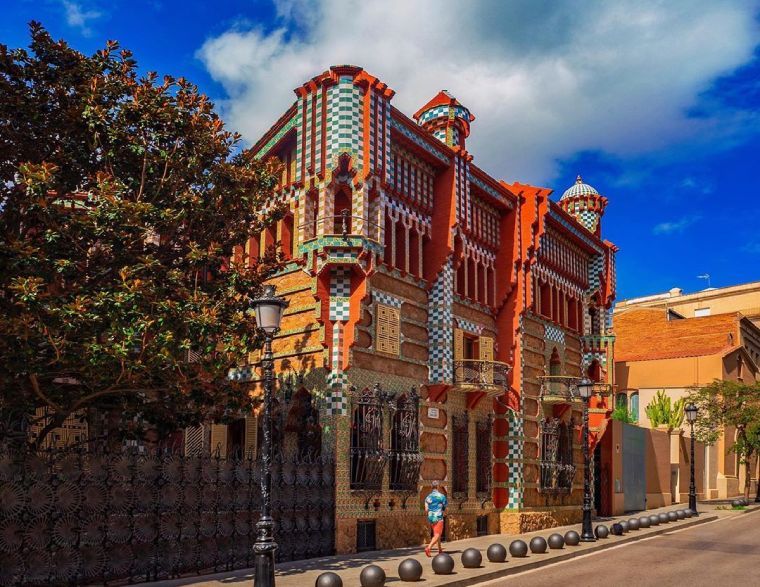 casa vicens fotos barcelona lugares