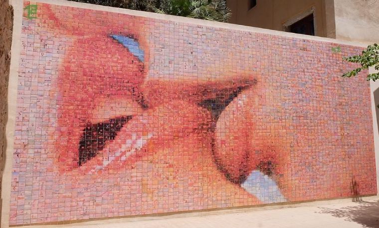 beso sitios barcelona fotos
