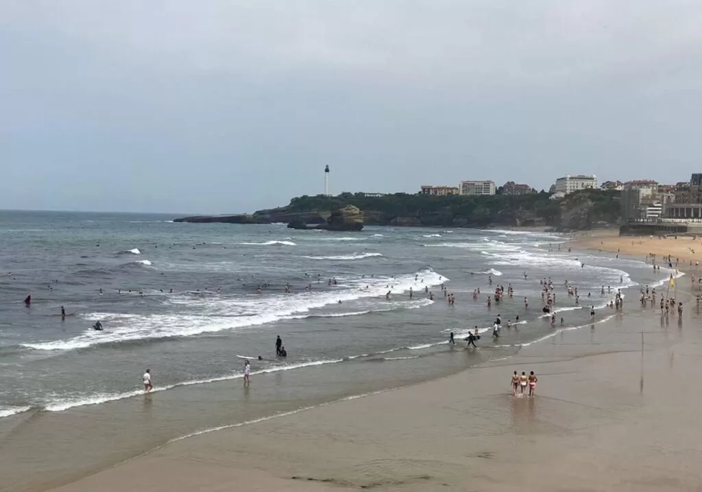 que ver en biarritz plage grande